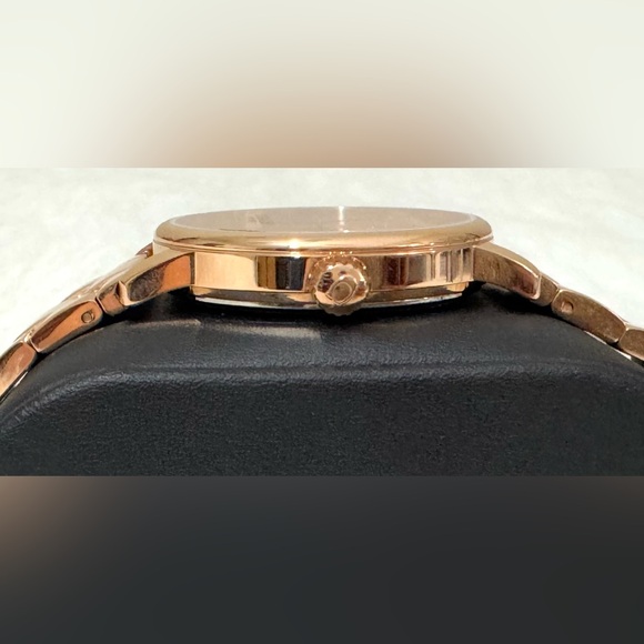 Coach Ladies Grand Quartz Bracelet Watch Rose Gold Steel 36mm 6.25” Wrist EUC - Picture 8 of 15